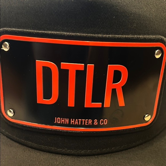 John Hatter Black and Red Trucker Hat by John Hatter & Co - Picture 2 of 7